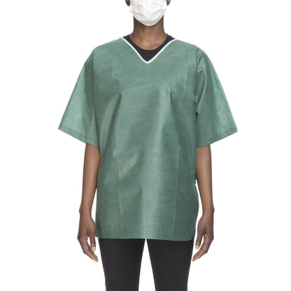 Graham Medical Products Patient Shirt Large Green Without Pockets Short Sleeve Unisex (941584_CS)