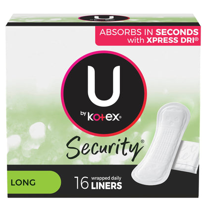 U by Kotex® Security® Lightdays Feminine Pad Regular Absorbency (1197231_CS)