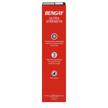 Bengay® Ultra Strength Topical Pain Relief 30% - 10% - 4% Strength Camphor / Menthol / Methyl Salicylate Cream 4 oz. (861389_CS)
