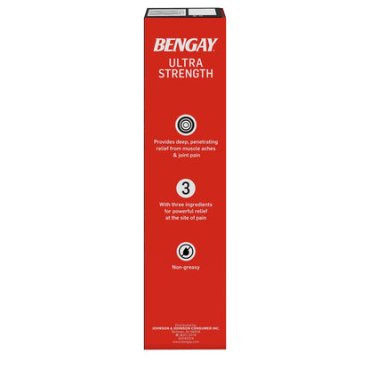 Bengay® Ultra Strength Topical Pain Relief 30% - 10% - 4% Strength Camphor / Menthol / Methyl Salicylate Cream 4 oz. (861389_CS)