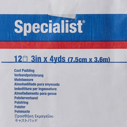 Specialist® Cast Padding Undercast 3 Inch X 4 Yard Cotton / Rayon NonSterile (4893_RL)