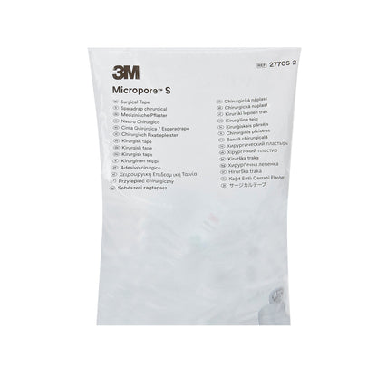 3M™ Micropore™ S Medical Tape Blue 2 Inch X 1-1/2 Yard Silicone NonSterile (774190_RL)