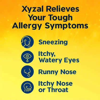 XYZAL® Allergy 24HR Allergy Relief 5 mg Strength Tablet 35 per Bottle (1230701_BT)