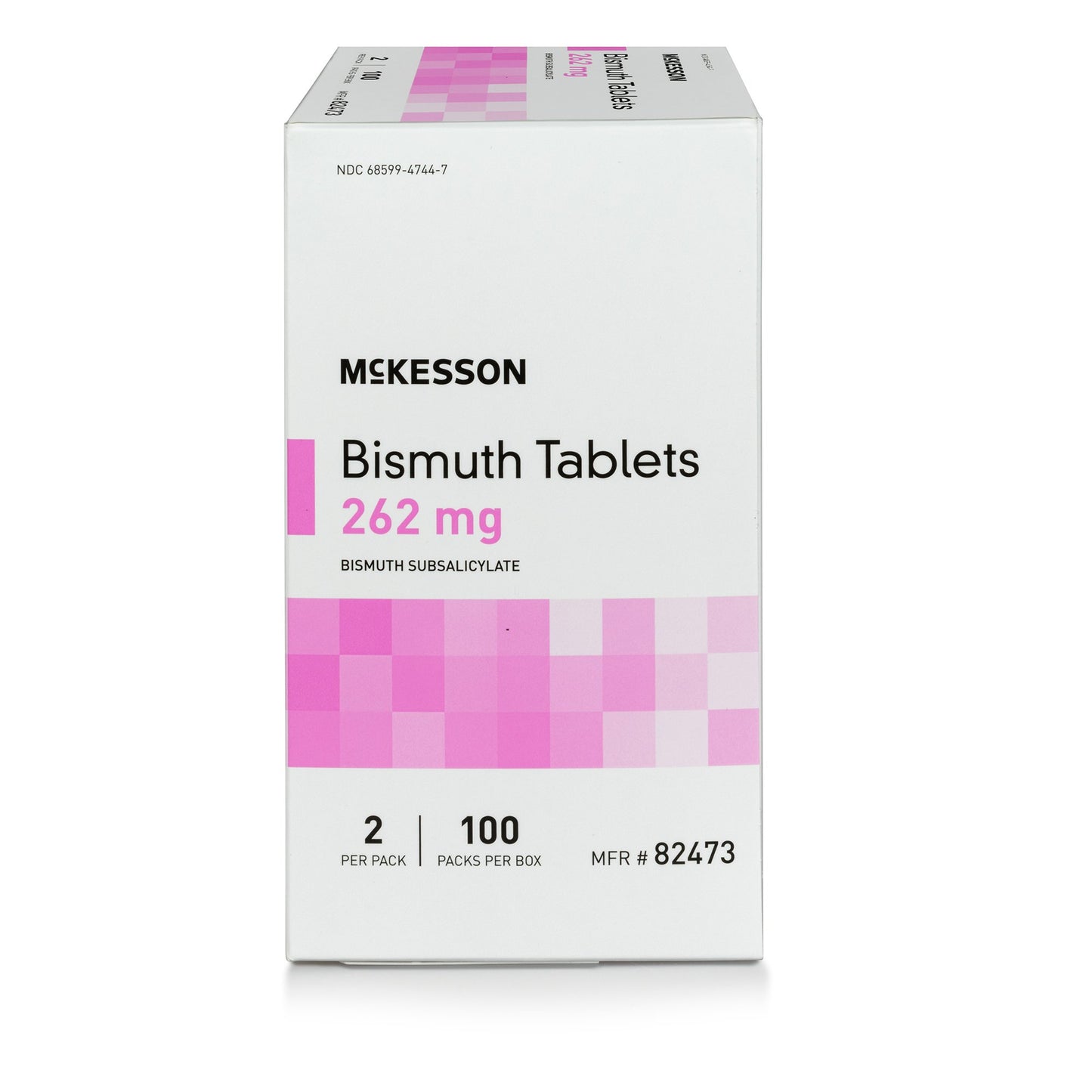 McKesson Brand Anti-Diarrheal 262 mg Strength Tablet 100 per Box (1111737_BX)