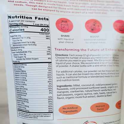 Restore Fusion Renal Support Oral Supplement Vanilla Berry Flavor Powder 16 oz. Pouch (1223931_EA)