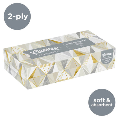 Kleenex® Facial Tissue White 8-2/5 X 8-3/5 Inch 125 Count (456014_BX)