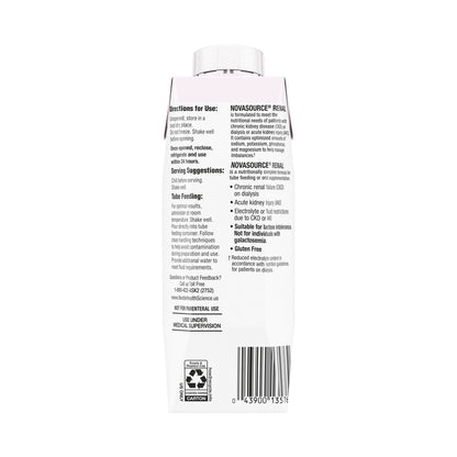Novasource® Renal Oral Supplement Strawberry Flavor Liquid 8 oz. Carton (1178535_EA)