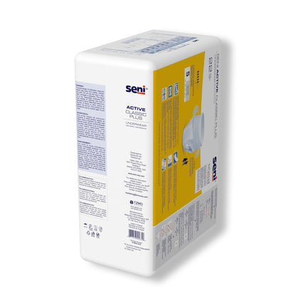 Seni® Active Classic Plus Unisex Adult Absorbent Underwear Pull On with Tear Away Seams Small Disposable Moderate Absorbency (1163844_PK)