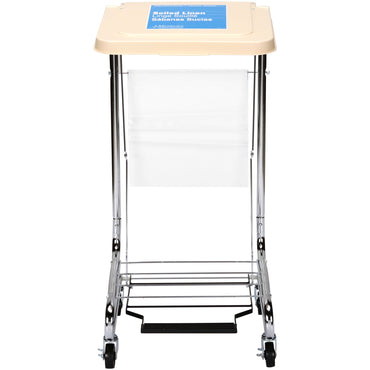 McKesson Hamper Stand Soiled Linen Rectangular Opening 30 to 33 gal. Capacity Foot Pedal Self-Closing Lid (284506_EA)