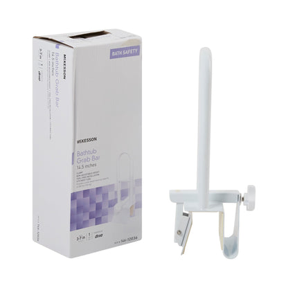McKesson Bathtub Grab Bar White Steel (1065239_EA)