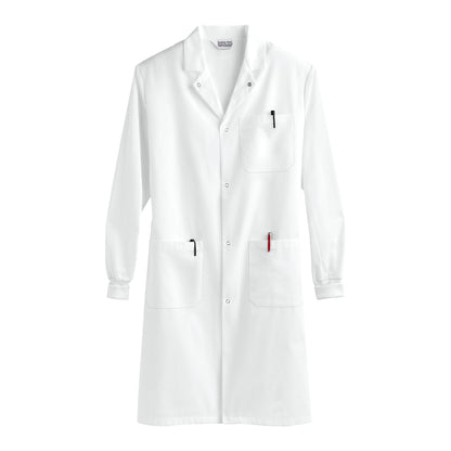Fashion Seal Uniforms Lab Coat White Medium Knee Length 80% Polyester / 20% Cotton Reusable (481348_EA)
