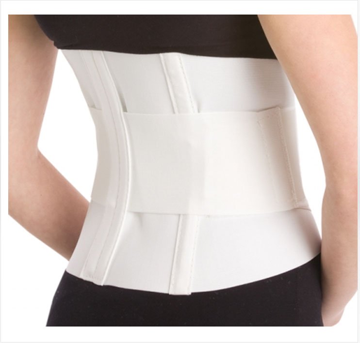 ProCare® Back Support Large Hook and Loop Closure 39 to 42 Inch Waist or Hip Circumferencee 10 Inch Height Adult (410121_EA)
