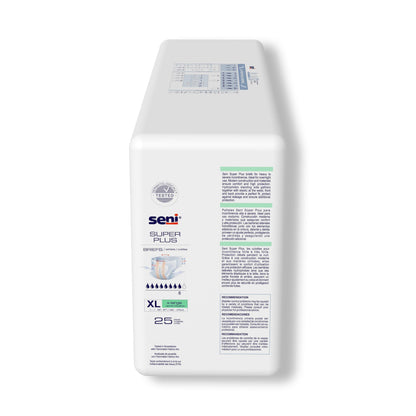 Seni® Super Plus Unisex Adult Incontinence Brief X-Large Disposable Heavy Absorbency (1163873_PK)