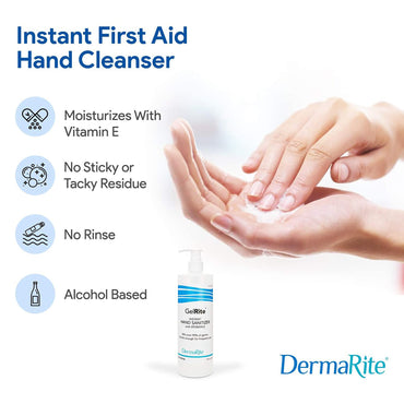 GelRite® Hand Sanitizer 16 oz. Ethyl Alcohol Gel Pump Bottle (576310_EA)