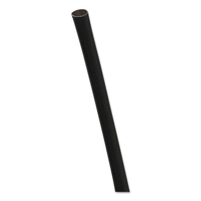 Eco-Products Unwrapped Straw, 5.75", Black, 20000/Carton (ECOEPST513)