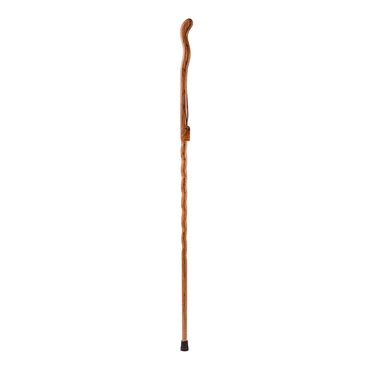 Brazos™ Twisted Fitness Walker Walking Stick Wood 48 Inch Height Tan (1229037_EA)