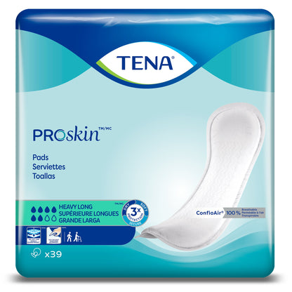 TENA ProSkin™ Heavy Long Bladder Control Pad 15 Inch Length Heavy Absorbency Dry-Fast Core™ One Size Fits Most (1009861_CS)