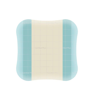 Comfeel® Plus Hydrocolloid Dressing Film Backing 4 X 4 Inch Square Hydrocolloid / Sodium Carboxymethylcellulose (CMC) / Film (1124399_BX)