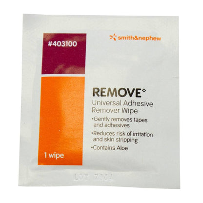 Remove™ Adhesive Remover Wipe 1 per Pack (211501_CS)