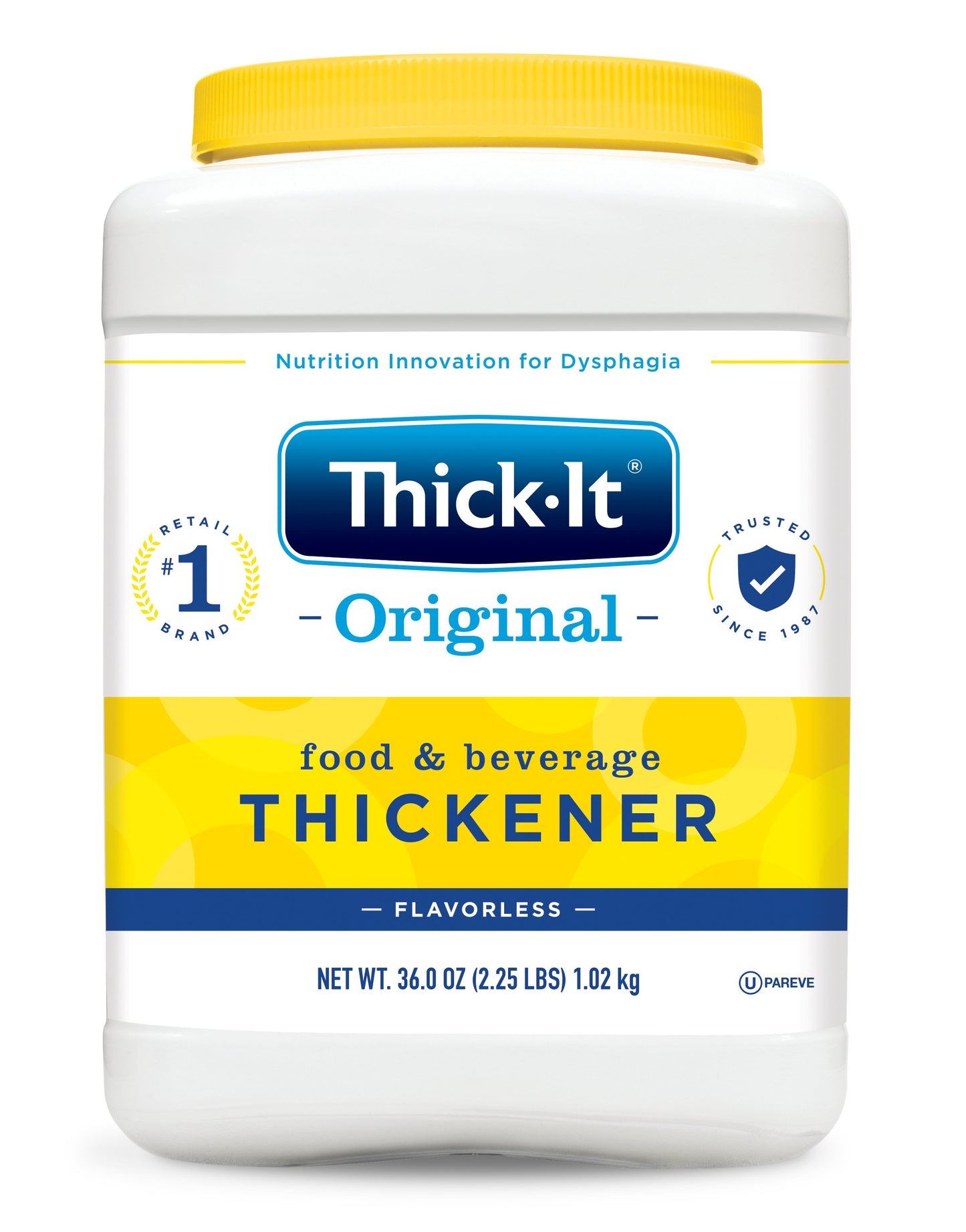 Thick-It® Original Food and Beverage Thickener 36 oz. Canister Unflavored Powder IDDSI Level 0 Thin (811365_EA)