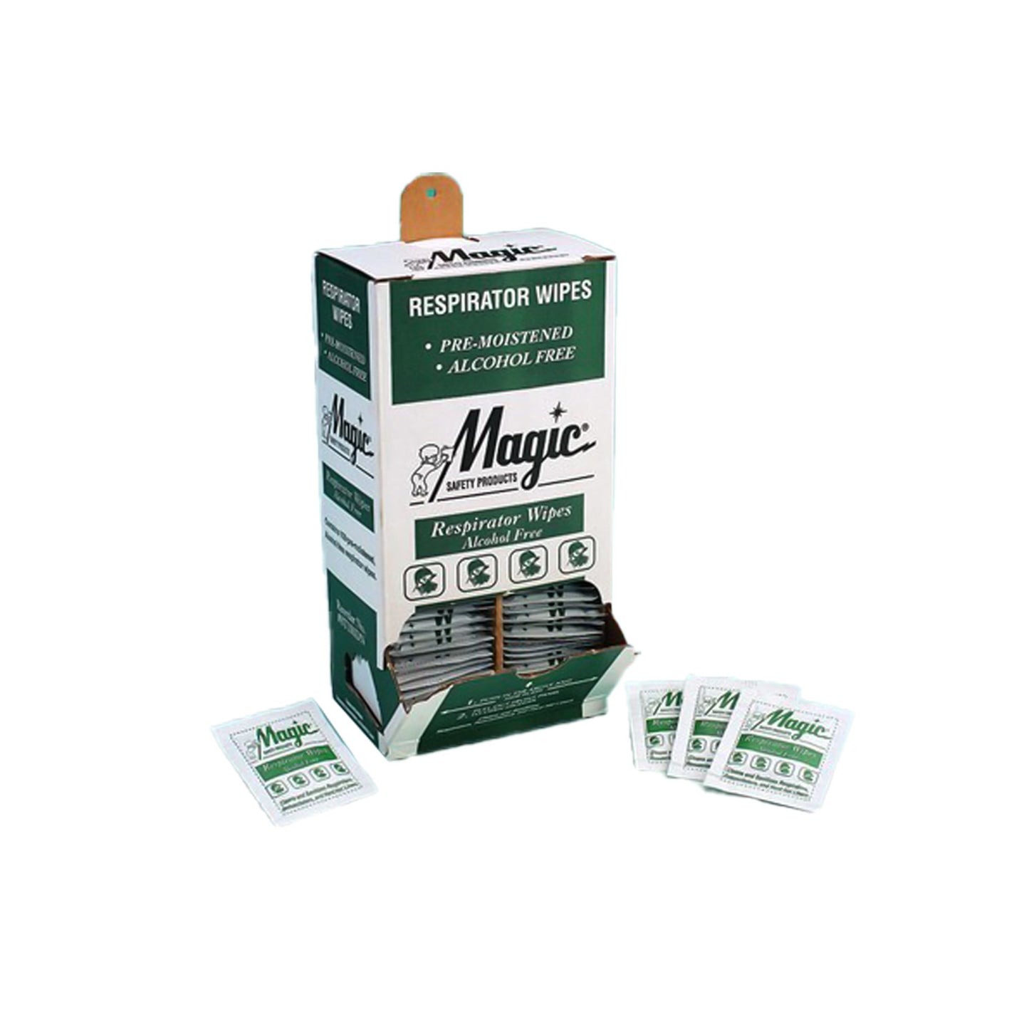 Magic™ Surface Disinfectant Premoistened Manual Pull Wipe 100 Count Individual Packet NonSterile (1067218_BX)