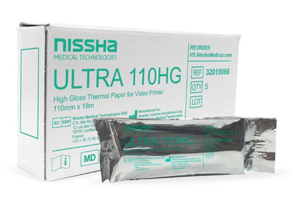 Nissha Ultrasound Video Paper Roll High Gloss Without Grid (1244831_BX)