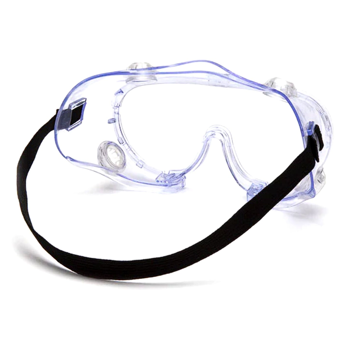Pyramex® Protective Goggles Fit Over Uncoated Clear Tint Polycarbonate Lens Clear Frame Elastic Strap One Size Fits Most (1239058_BX)
