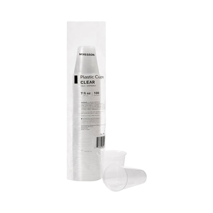 McKesson Drinking Cup 7 oz. Clear Polypropylene Disposable (1127770_CS)