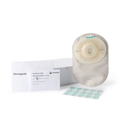 SenSura® Mio Convex Ostomy Pouch One-Piece System 8-1/4 Inch Length, Maxi Soft Convex, Pre-Cut 1 Inch Stoma Closed End (1006173_BX)