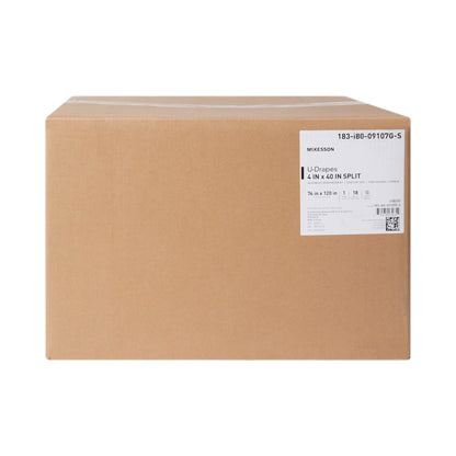 McKesson Orthopedic Drape U-Drape with Split 76 W X 120 L Inch Sterile (1101295_CS)