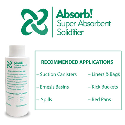 Absorb! Fluid Solidifier 1,200 cc Bottle 23.5 oz. (406888_CS)