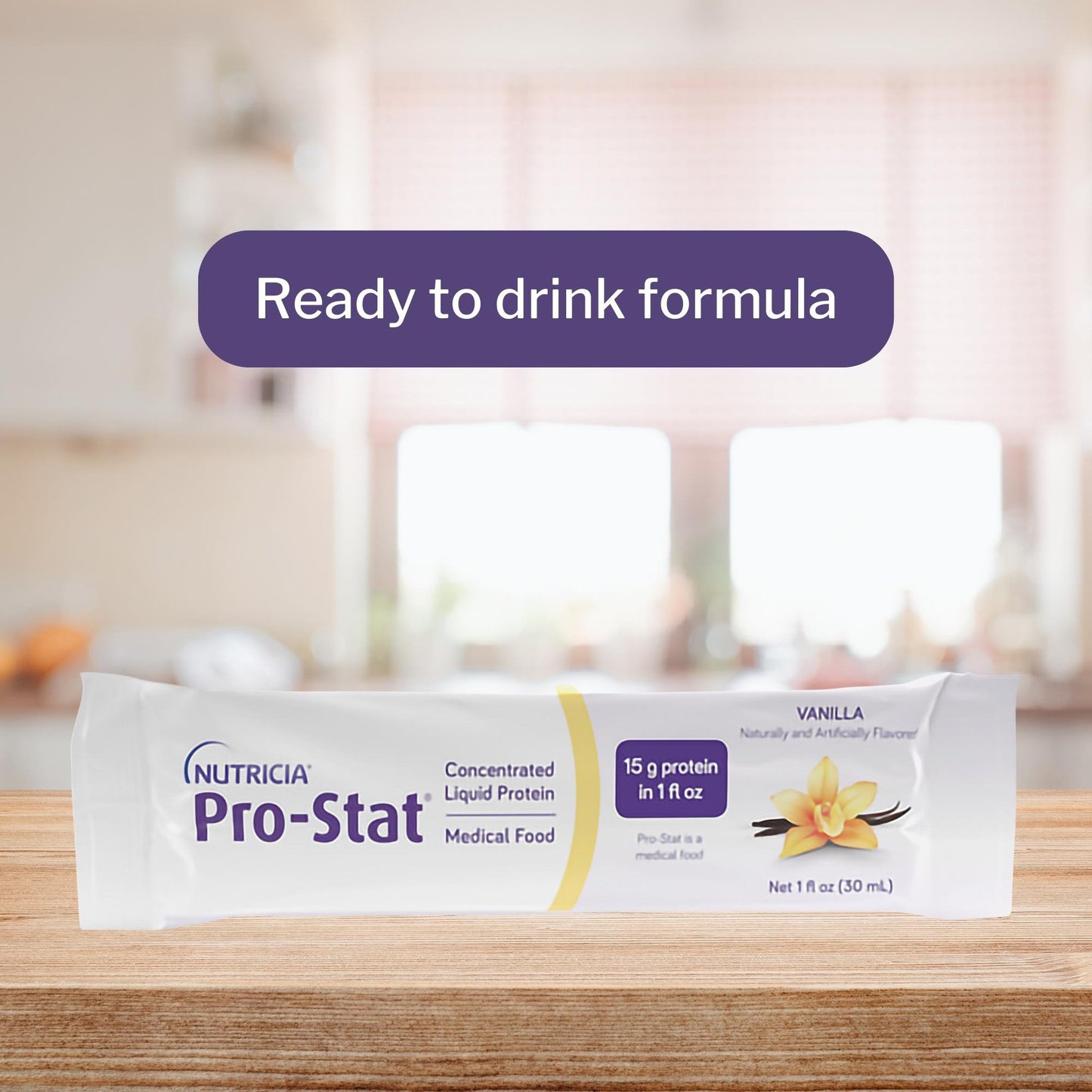 Pro-Stat® Oral Supplement Vanilla Flavor Liquid 1 oz. Individual Packet (625276_EA)