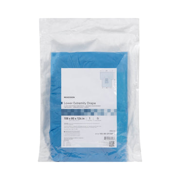 McKesson Orthopedic Drape Lower Extremity Drape 108 W X 80 W X 124 L Inch Sterile (1101282_PK)