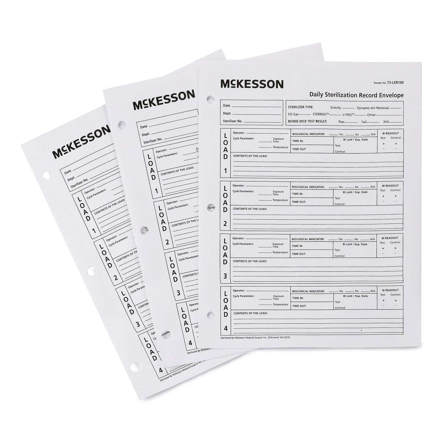 McKesson Sterilization Record Envelope McKesson (524898_PK)