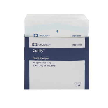 Curity™ Gauze Sponge 4 X 4 Inch 12-Ply Sterile 2 per Pack (401581_PK)
