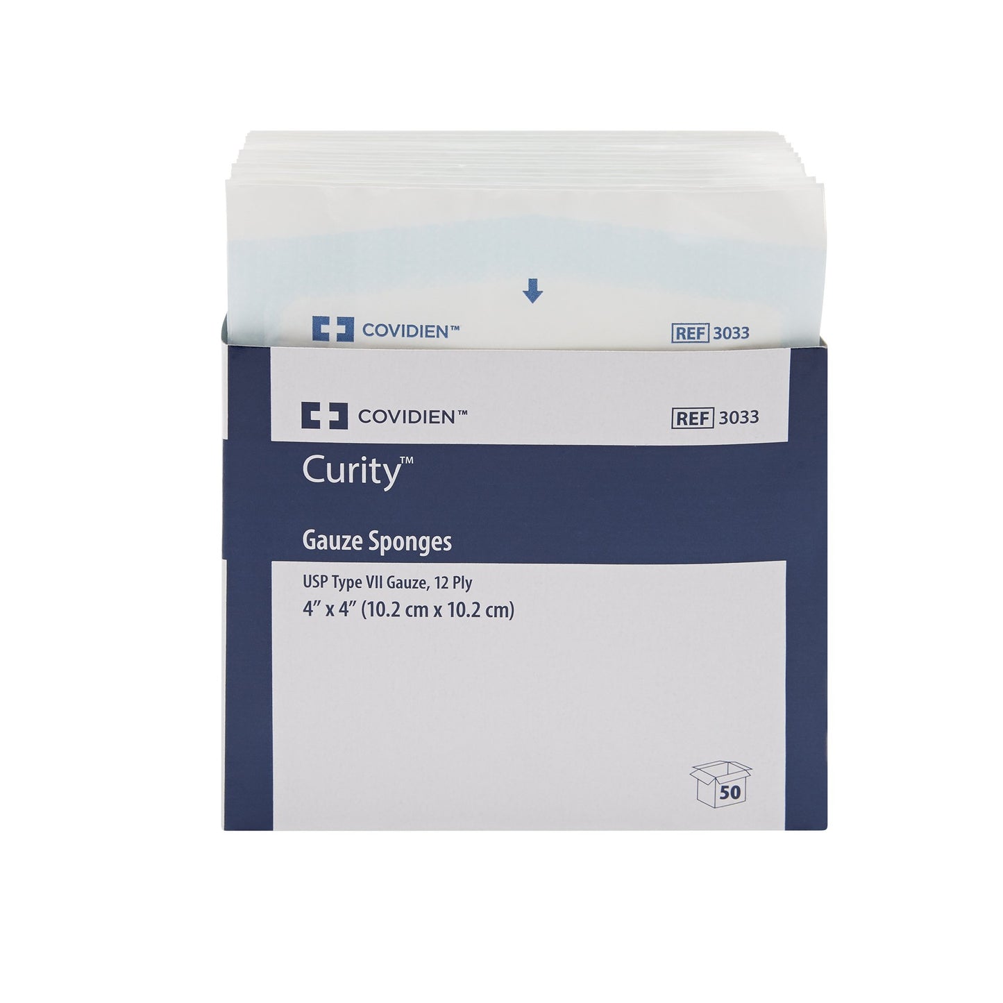Curity™ Gauze Sponge 4 X 4 Inch 12-Ply Sterile 2 per Pack (401581_TR)