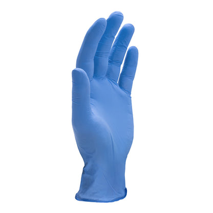 CareStock™ Exam Glove Medium NonSterile Nitrile Standard Cuff Length Textured Fingertips Blue Chemo Tested (1230897_CS)