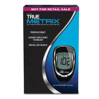 TRUE METRIX® Blood Glucose Meter 4 Second Results Stores up to 500 Results (1114363_EA)