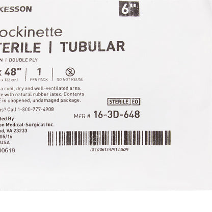 McKesson Surgical Stockinette Tubular 6 X 48 Inch Sterile (460832_EA)
