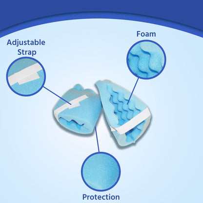Span America Heel Protector One Size Fits Most Blue (852633_PR)