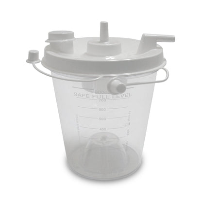 Mada Medical Products Suction Collection Bottle 800 mL Pour Lid (230807_CS)