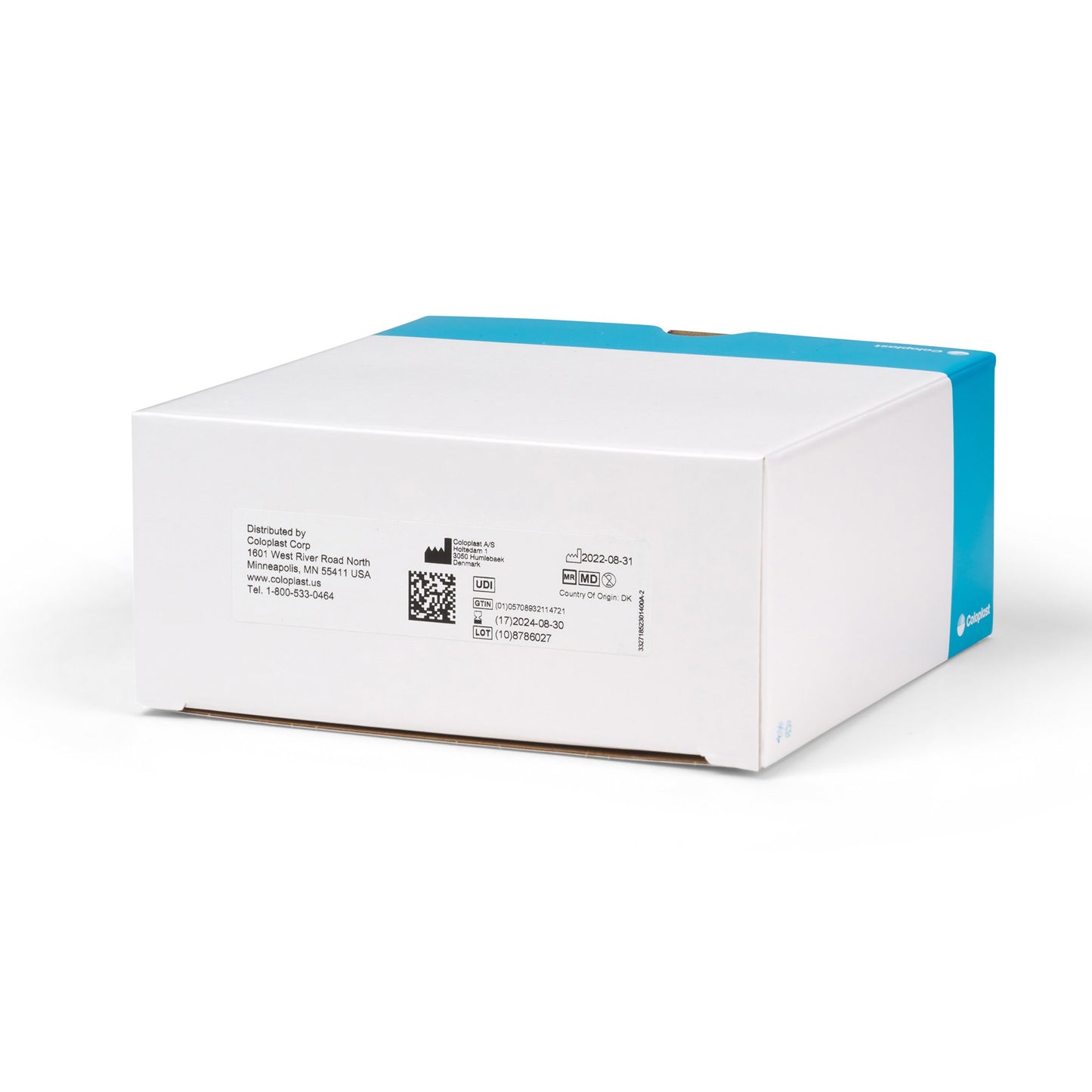 SenSura® Mio Convex Flip Ostomy Barrier Precut, Extended Wear Elastic Adhesive 60 mm Flange Blue Code System 1-9/16 Inch Opening (1124346_BX)