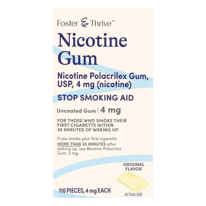 Foster & Thrive™ Stop Smoking Aid 4 mg Strength Gum (1239005_PK)