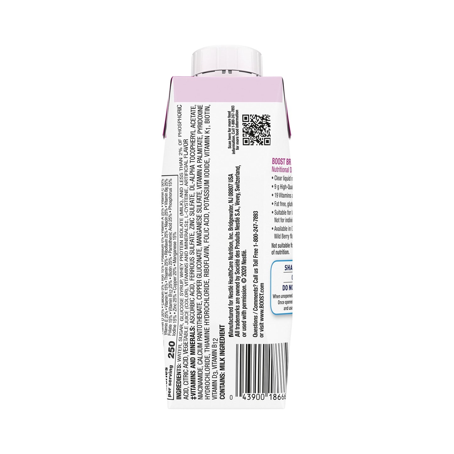 Boost Breeze® Oral Supplement Wild Berry Flavor Liquid 8 oz. Carton (1178531_CS)