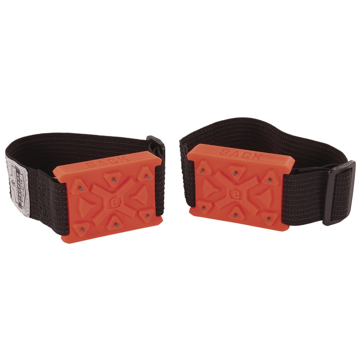 Ergodyne 6317 Orange Ice Cleats Mid-Sole Heeled Boot, One Size Fits Most, Orange, Pair (EGO16321)