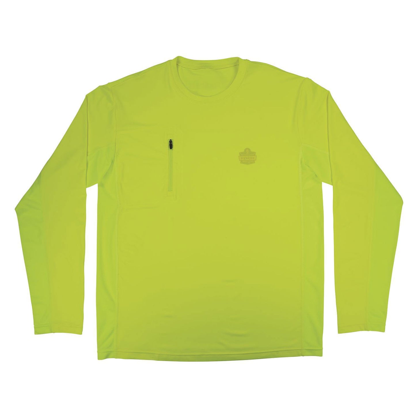 Ergodyne Chill-Its 6689 Cooling Long Sleeve Sun Shirt with UV Protection, Medium, Lime (EGO12143)
