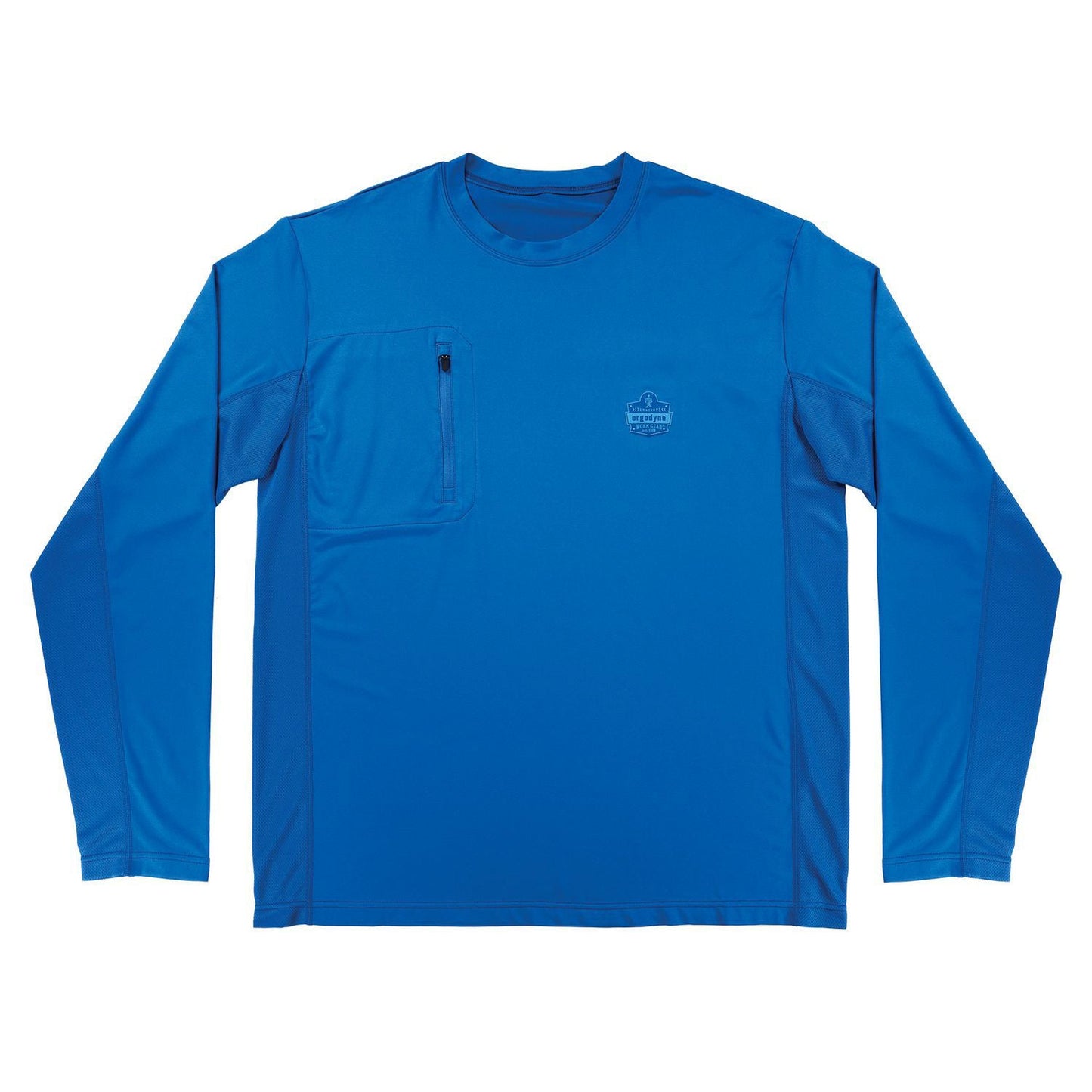 Ergodyne Chill-Its 6689 Cooling Long Sleeve Sun Shirt with UV Protection, 2X-Large, Blue (EGO12156)