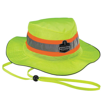 Ergodyne Chill-Its 8935CT Hi-Vis PVA Ranger Sun Hat, Polyester/PVA, 2X-Large/3X-Large, Lime (EGO12600)