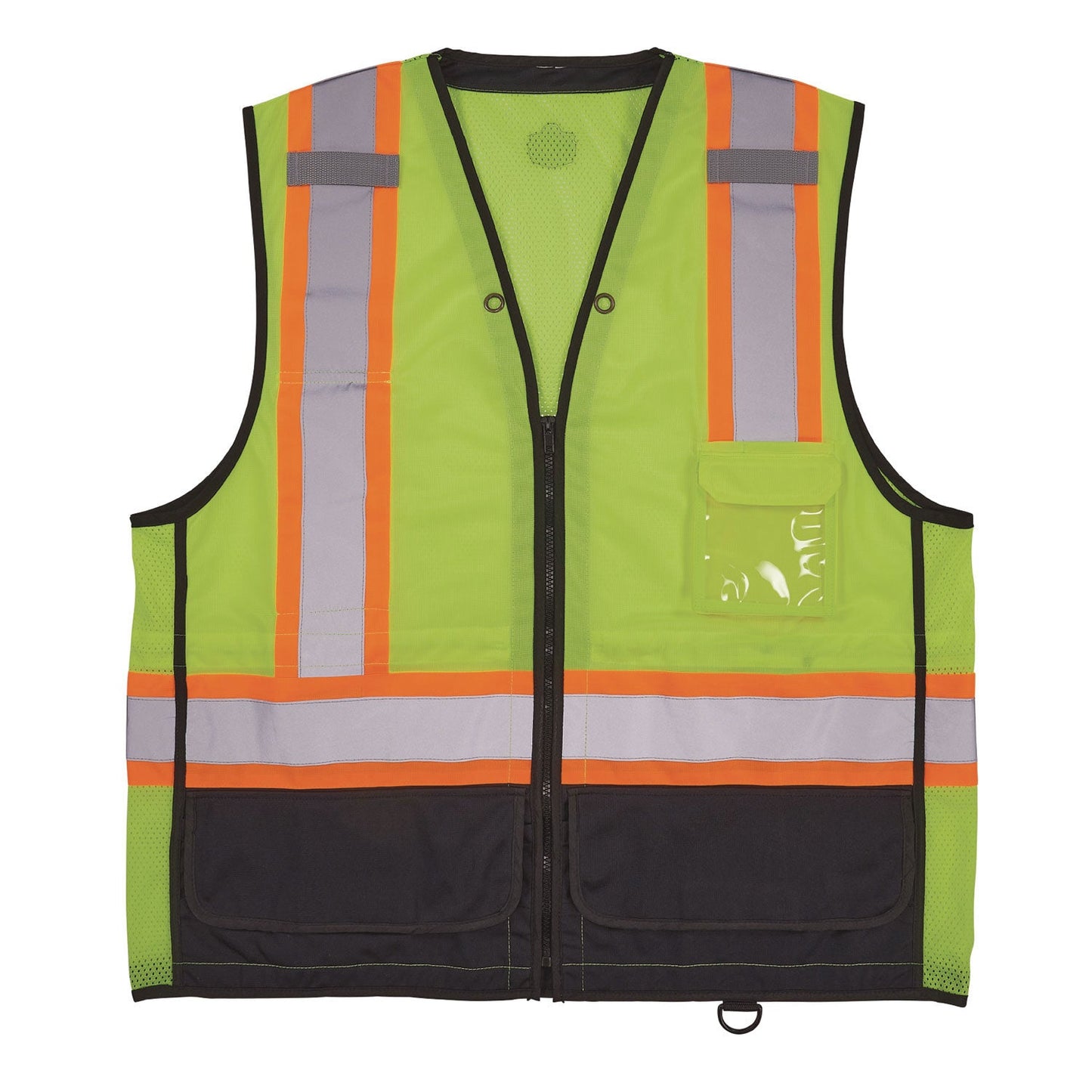 Ergodyne GloWear 8251HDZ Class 2 Two-Tone Hi-Vis Safety Vest, Small to Medium, Lime (EGO23033)