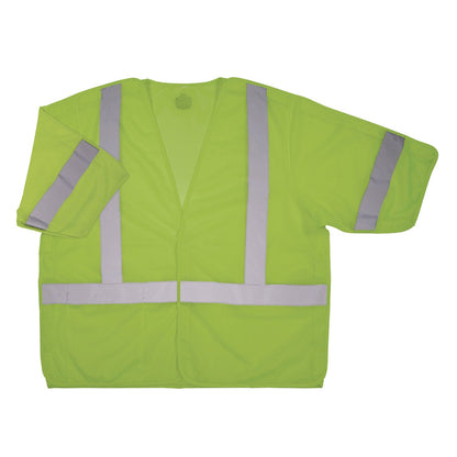 Ergodyne GloWear 8315BA Class 3 Hi-Vis Breakaway Safety Vest, Small to Medium, Lime (EGO23053)